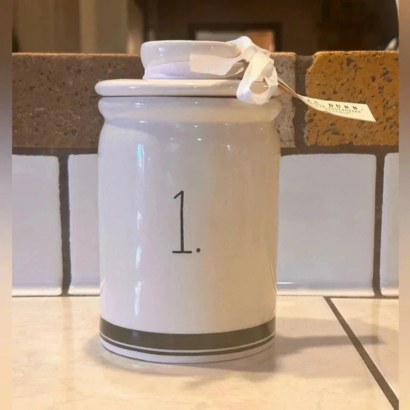 Rae Dunn Artisans Collection by Magenta Ceramic Jar with Lid. NWTS. - Picture 3 of 9